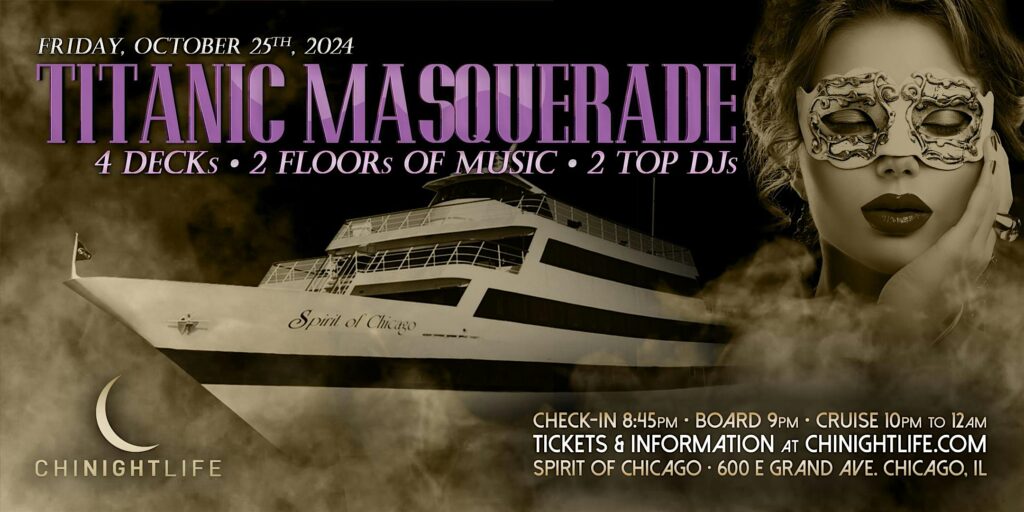 Titanic Masquerade Chicago Halloween Yacht Party