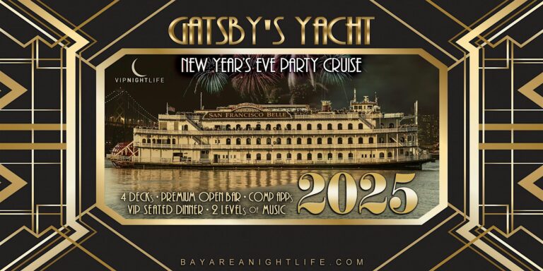 2025 San Francisco Fireworks New Year's Eve | Gatsby's Party Cruise