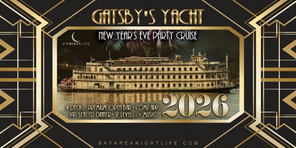 2026 San Francisco Fireworks New Year's Eve | Gatsby's Party Cruise