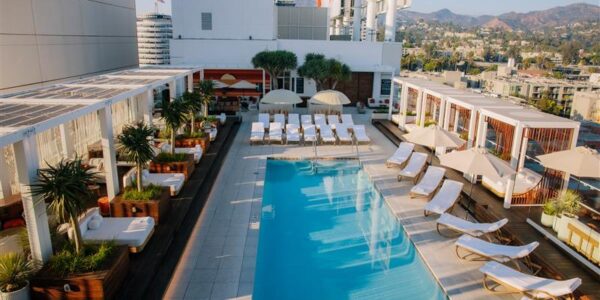 LA 4th of July Weekend | W Hollywood Swim Club Rooftop Pool Party