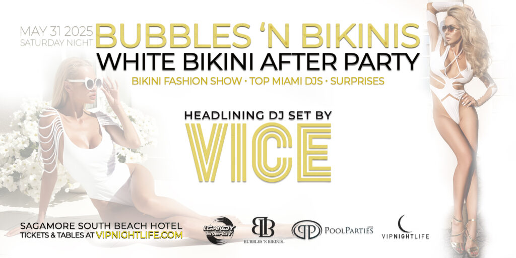 Miami Swim | Bubbles 'n Bikini White After Party