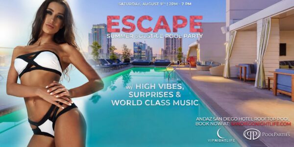 San Diego Mid-Summer Saturday | Andaz Rooftop Pool Party