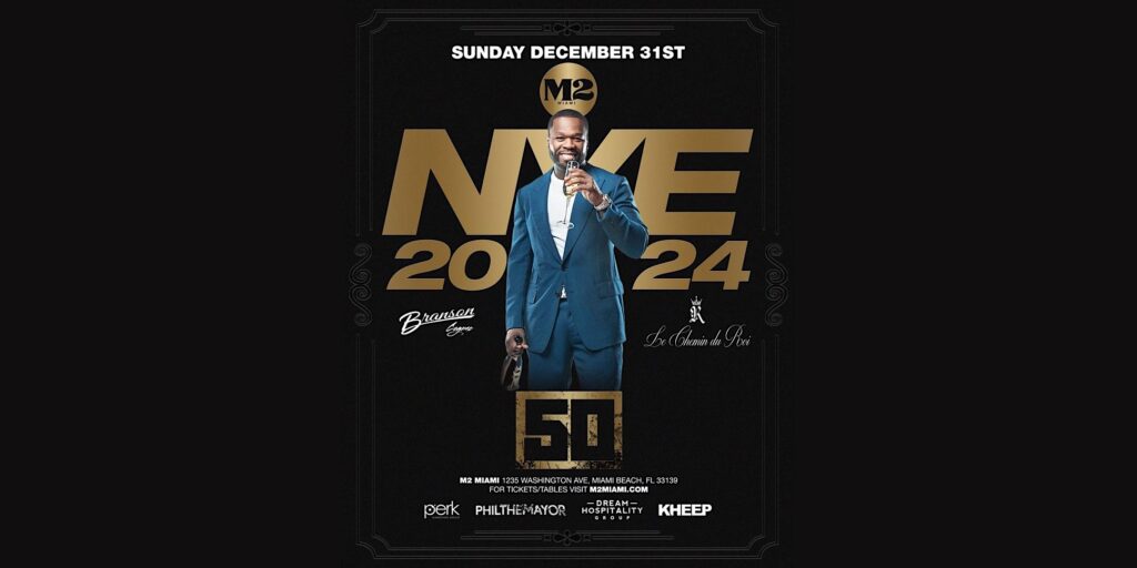 50 Cent | Club M2 Miami New Year's Eve Party 2024