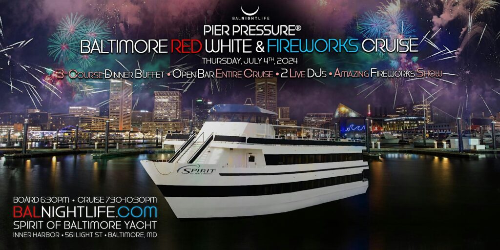 Baltimore July 4th Fireworks Party Cruise