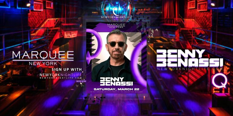 Benny Benassi | Saturday | Marquee New York Party