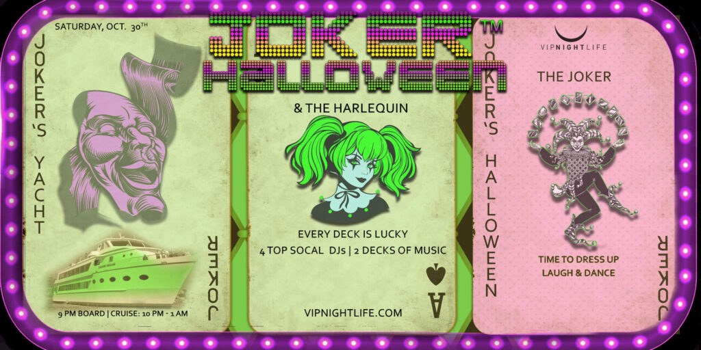 Joker LA Halloween Party Cruise