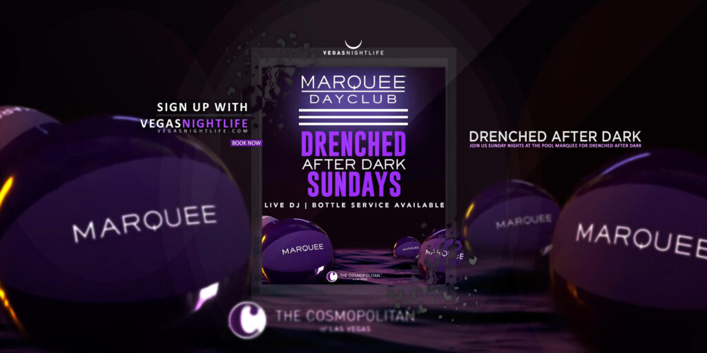 Marquee Drenched After Dark Sunday
