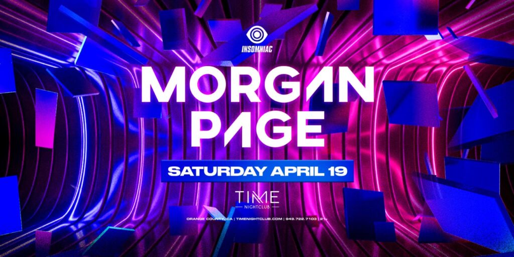 Morgan Page at TIME Nightclub