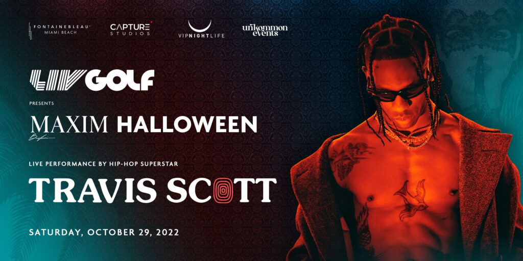BleauLive Maxim Miami Halloween Party w/ Travis Scott