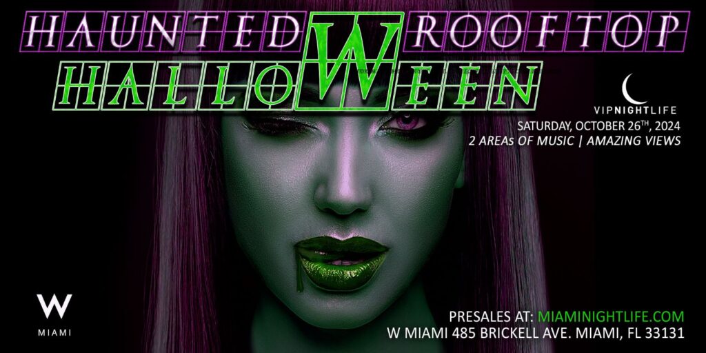 Haunted W Miami Rooftop Halloween Party