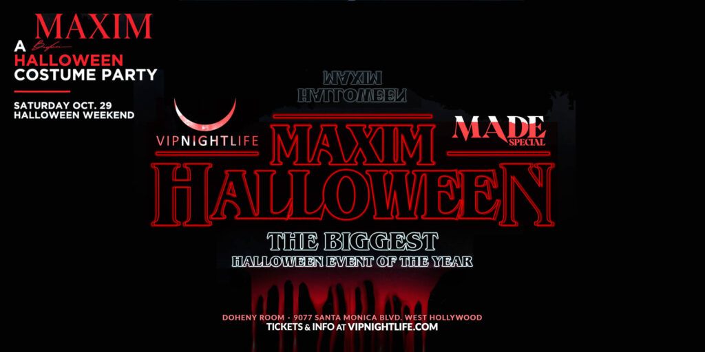 Maxim Halloween Party Saturday - Los Angeles